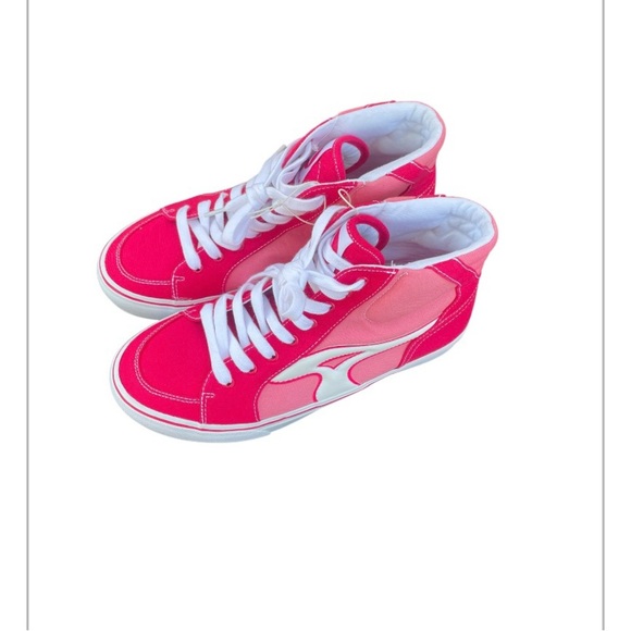 Airwalk Shoes - Airwalk Pink and White Women's High-Top Sneakers